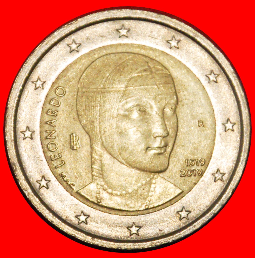  * LEONARDO DA VINCI 1452-1519 POLAND: ITALY ★ 2 EURO 2019R MINT LUSTRE! ★LOW START ★ NO RESERVE!   