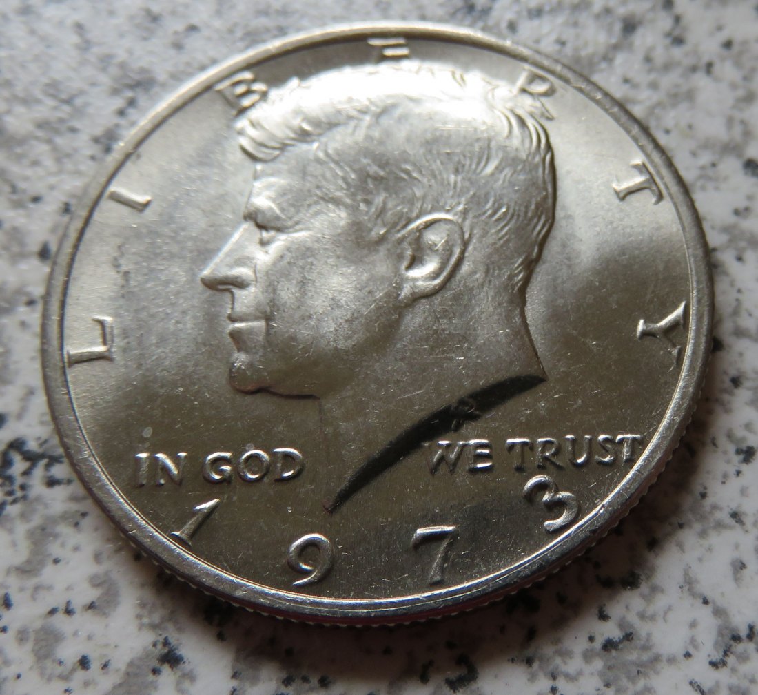  USA 1/2 Dollar 1973 / Kennedy half Dollar 1973   