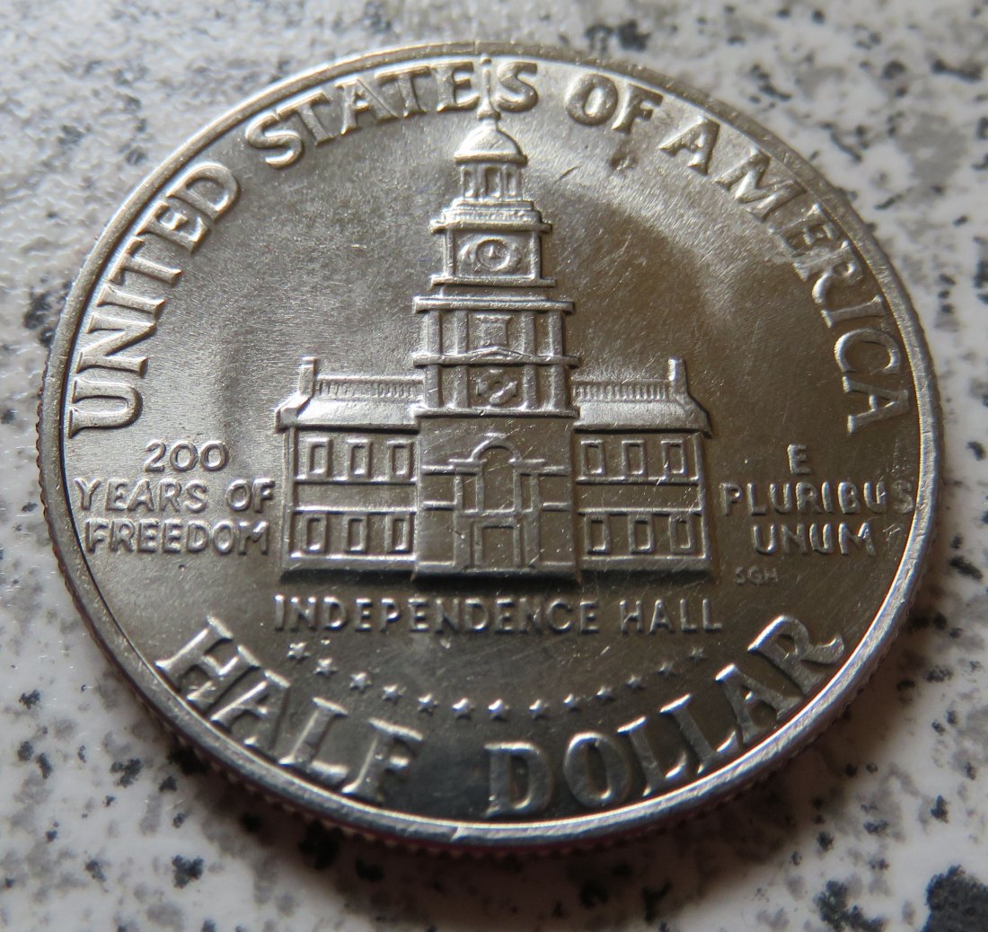  USA 1/2 Dollar 1976 / Kennedy half Dollar 1976   