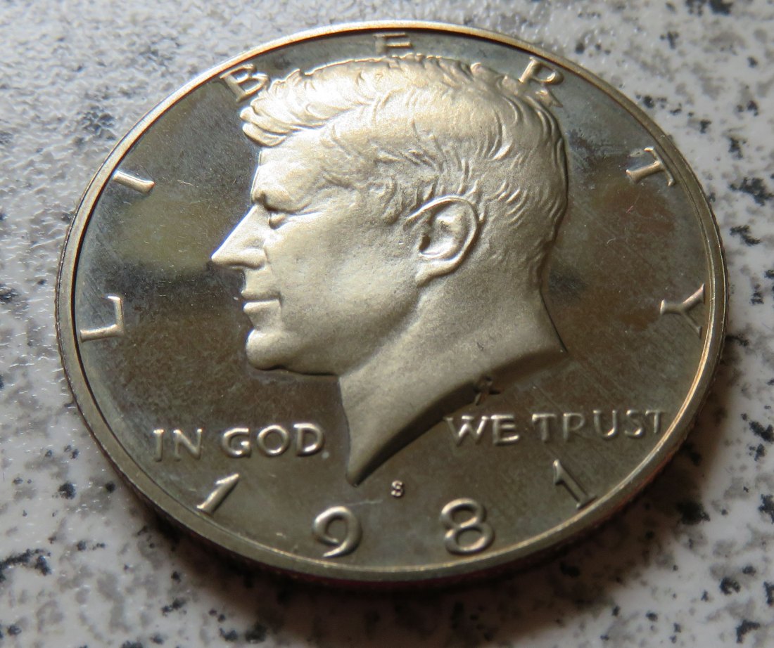  USA 1/2 Dollar 1981 S / Kennedy half Dollar 1981 S   