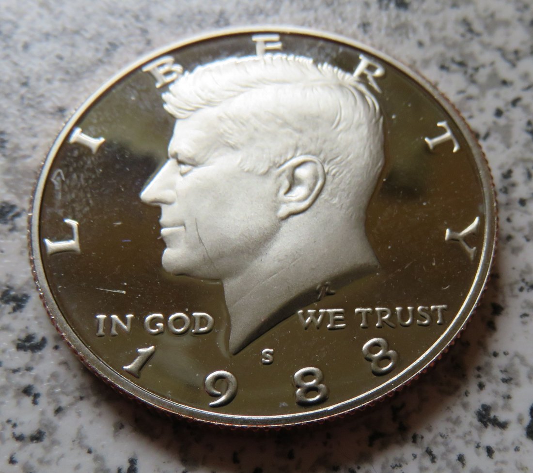  USA 1/2 Dollar 1988 S / Kennedy half Dollar 1988 S   