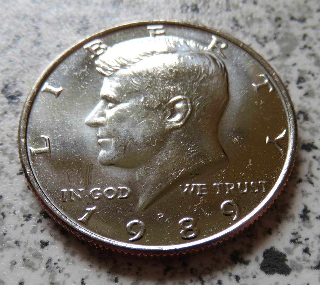  USA 1/2 Dollar 1989 P / Kennedy half Dollar 1989 P   