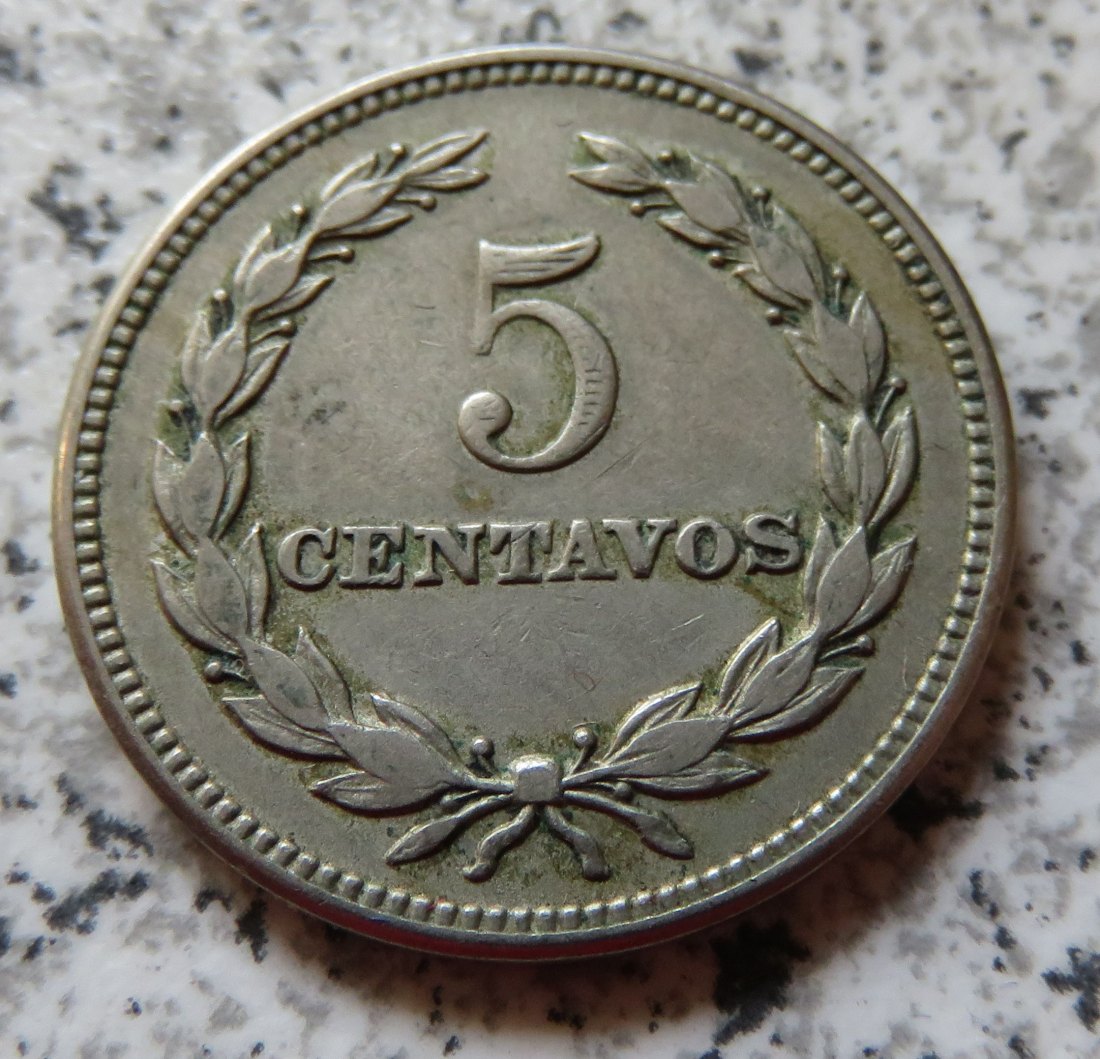  El Salvador 5 Centavos 1951   