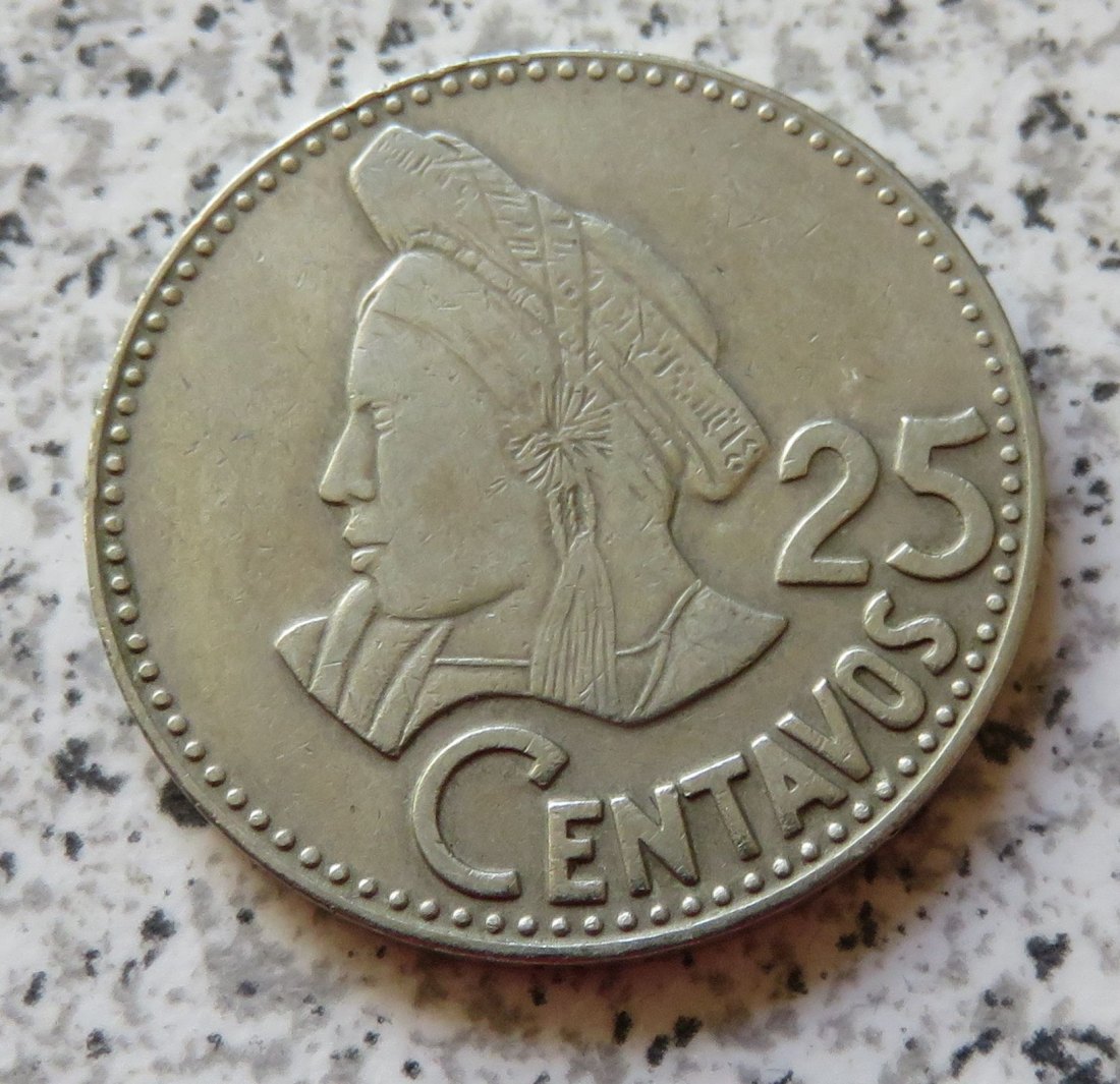  Guatemala 25 Centavos 1979   