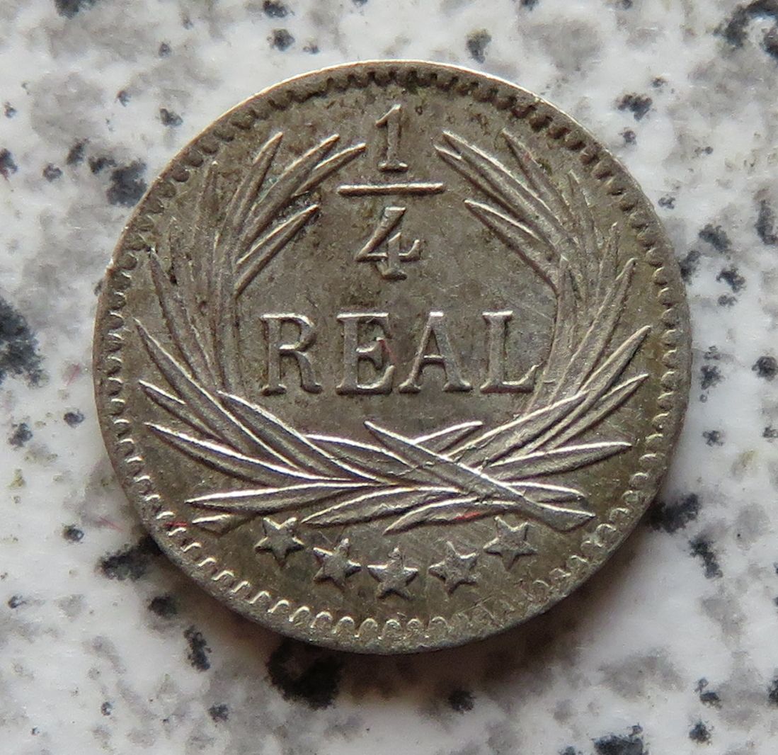  Guatemala 1/4 Real 1895   