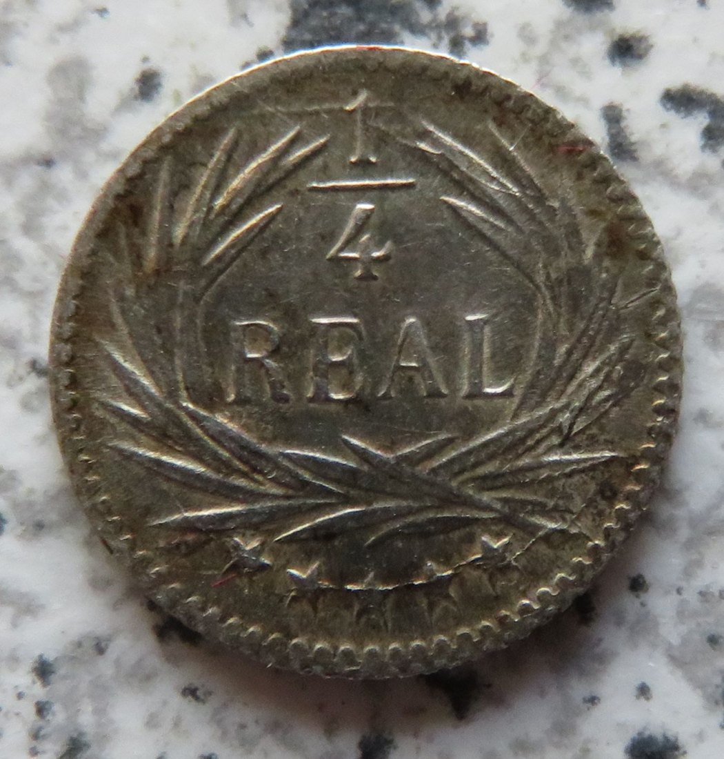  Guatemala 1/4 Real 1897   