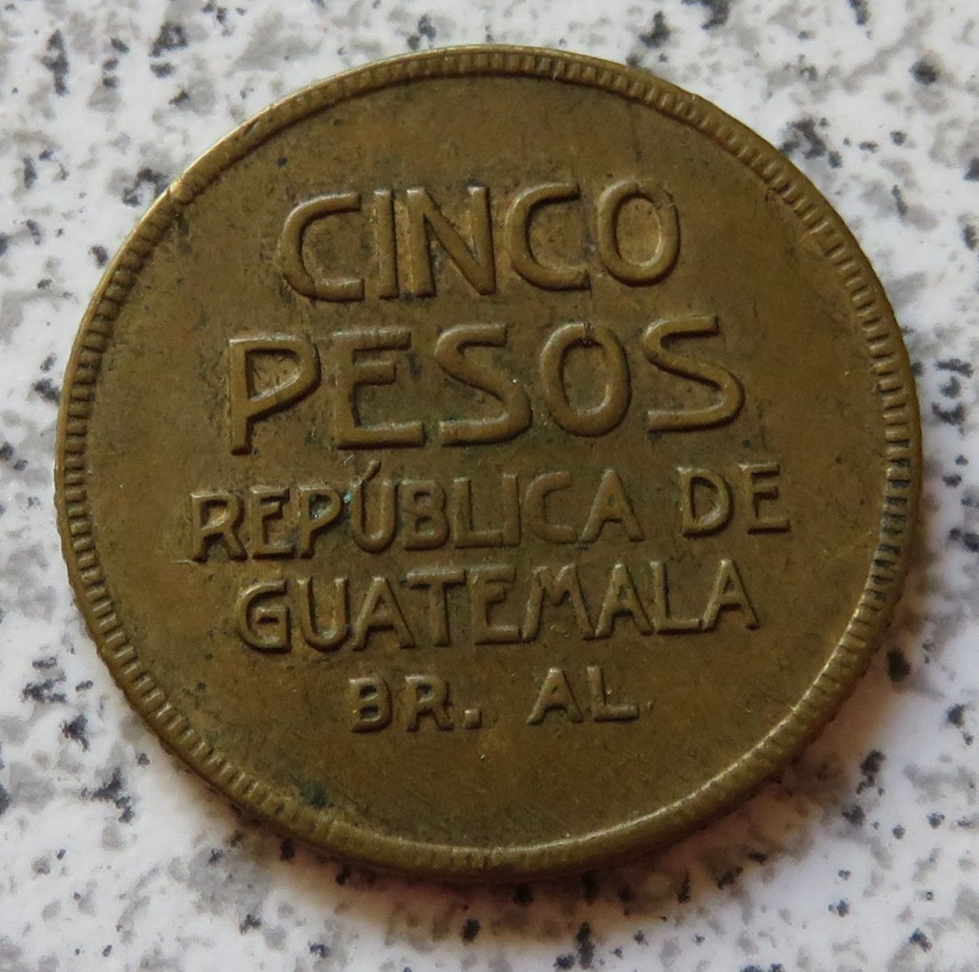  Guatemala 5 Pesos 1923   
