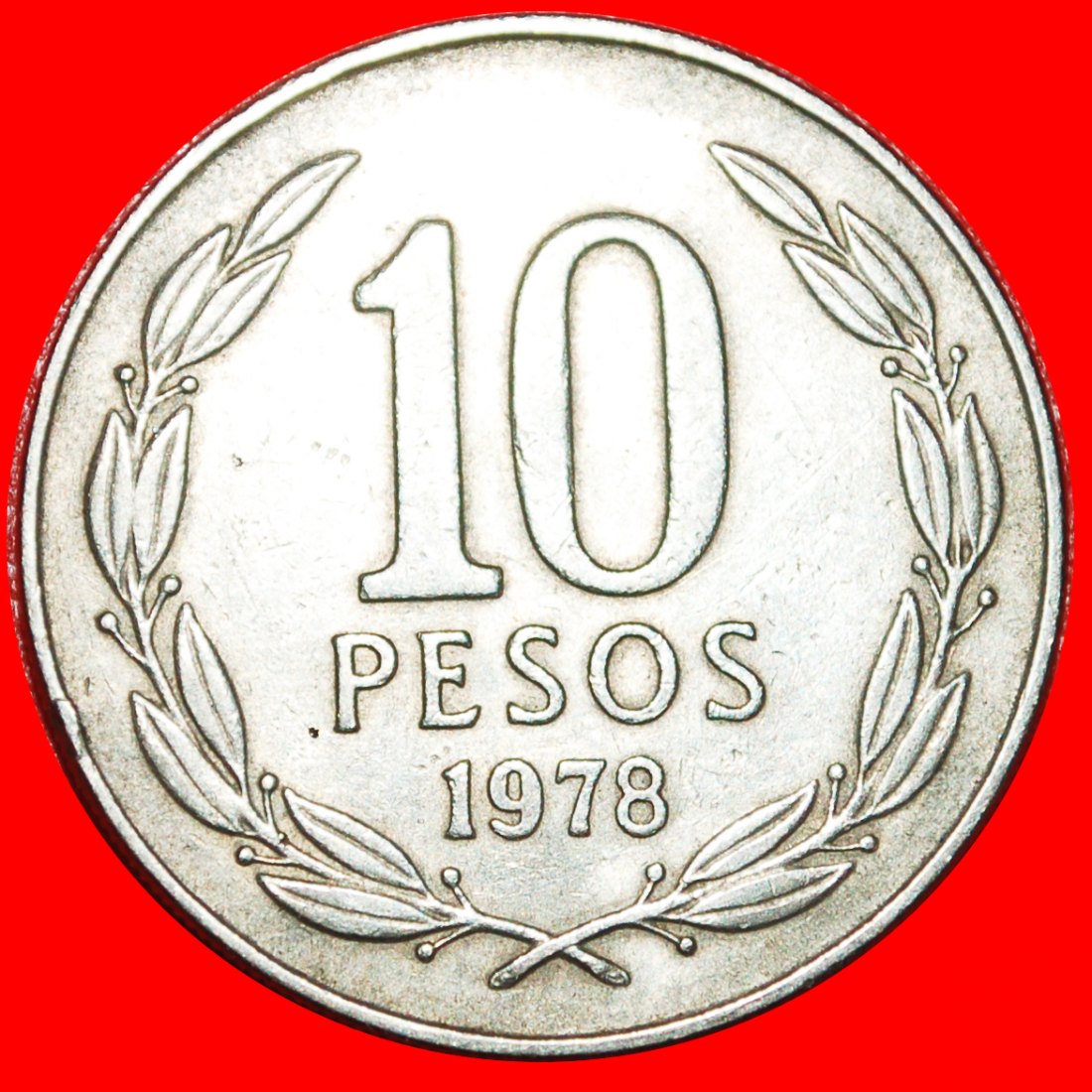  * ANGEL 1973 (1976-1980): CHILE ★ 10 PESOS 1978!★LOW START ★ NO RESERVE!   