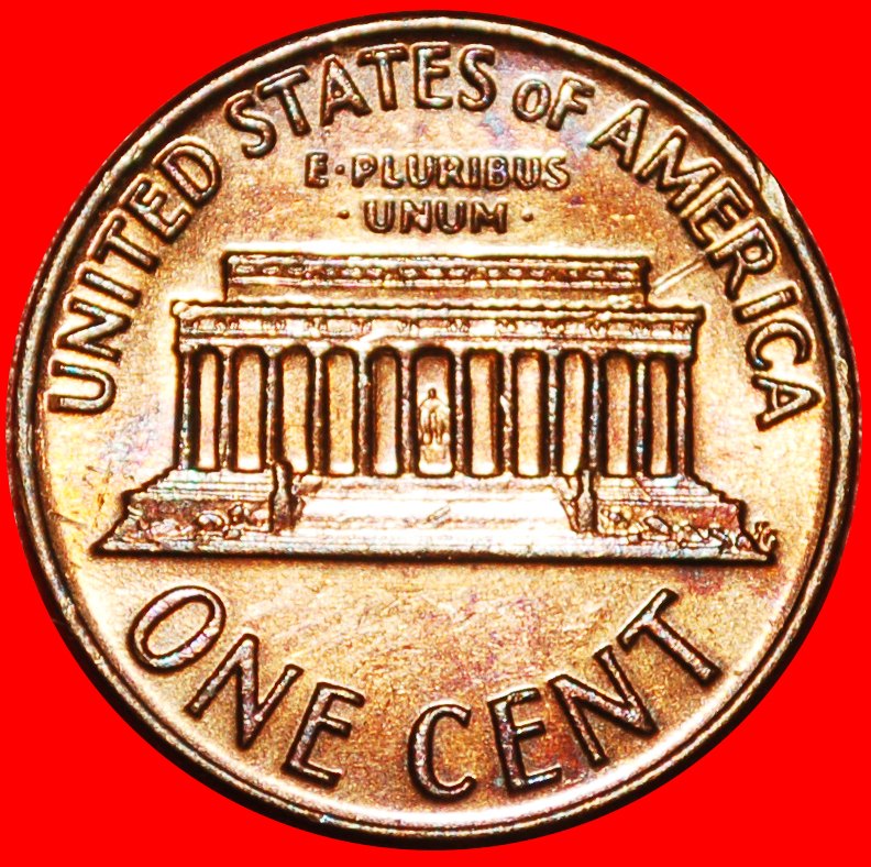  * MEMORIAL (1959-1982): USA ★ 1 CENT 1972S! LINCOLN (1809-1865) VZGL STEMPELGLANZ!★OHNE VORBEHALT!   