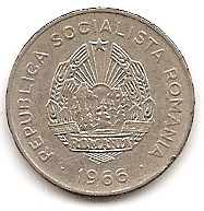  Rumänien 25 Bani 1966 #92   
