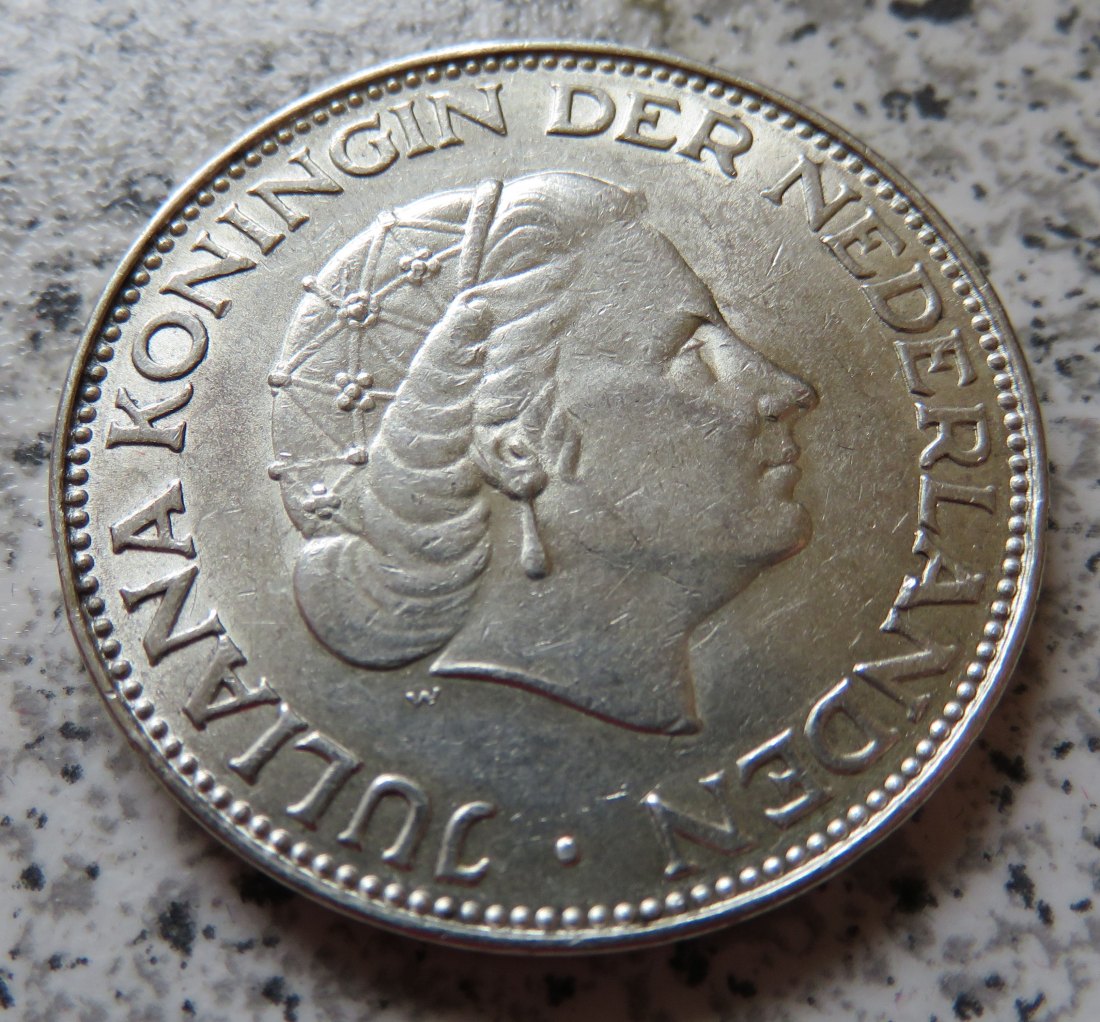  Niederlande 2,5 Gulden 1964   