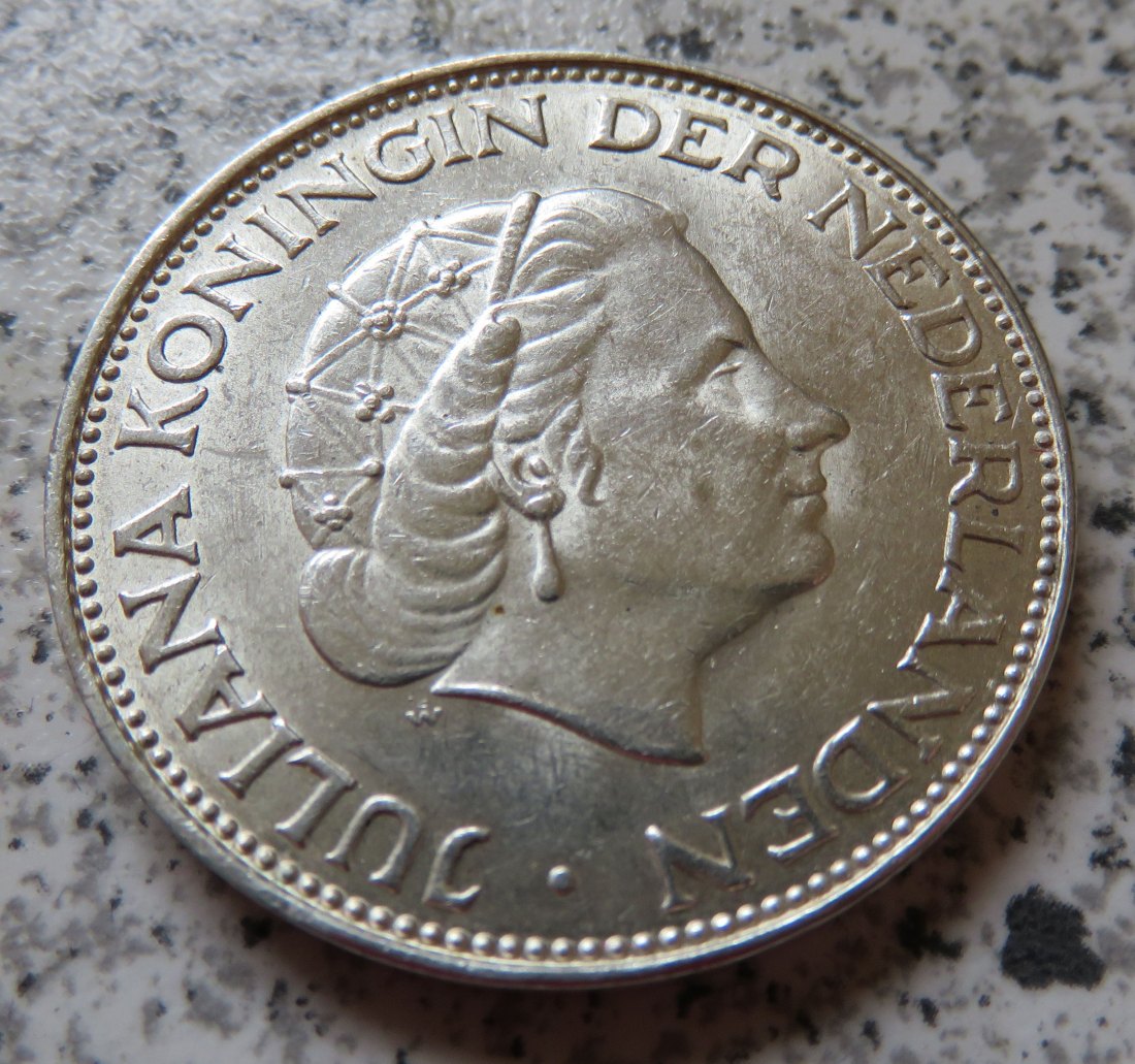  Niederlande 2,5 Gulden 1966   