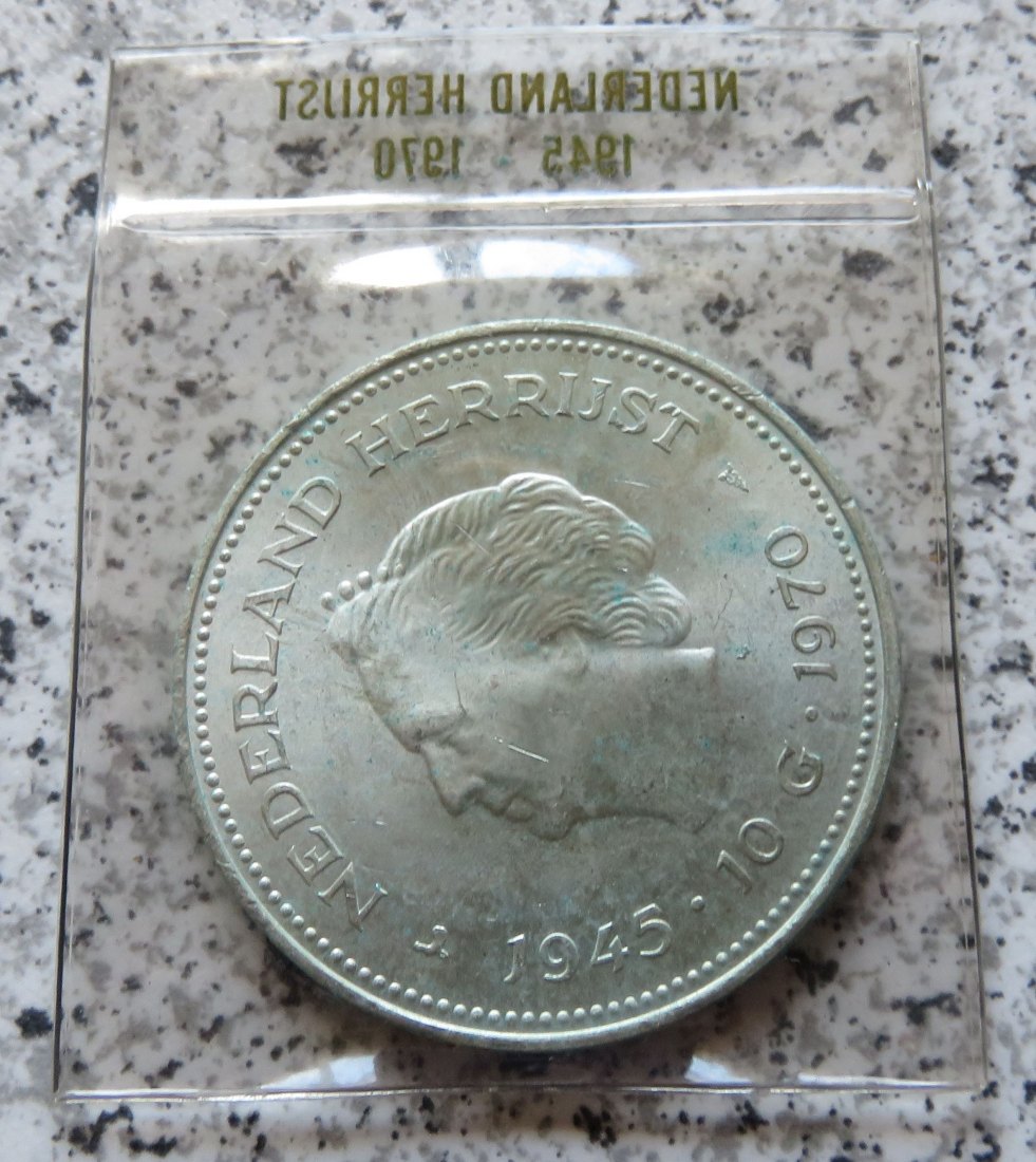  Niederlande 10 Gulden 1970   