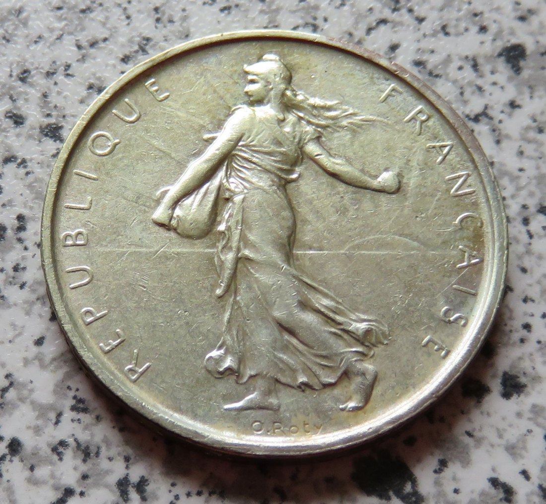  Frankreich 5 Francs 1963, Silber   