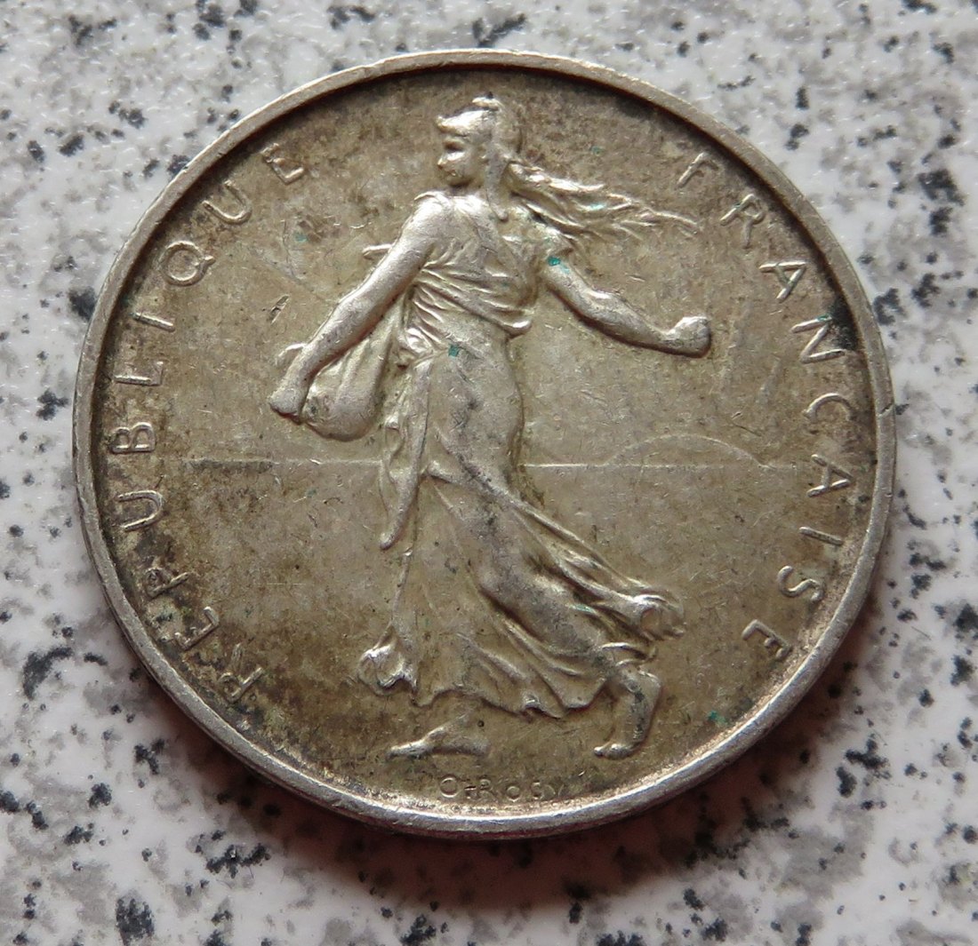  Frankreich 5 Francs 1966, Silber   