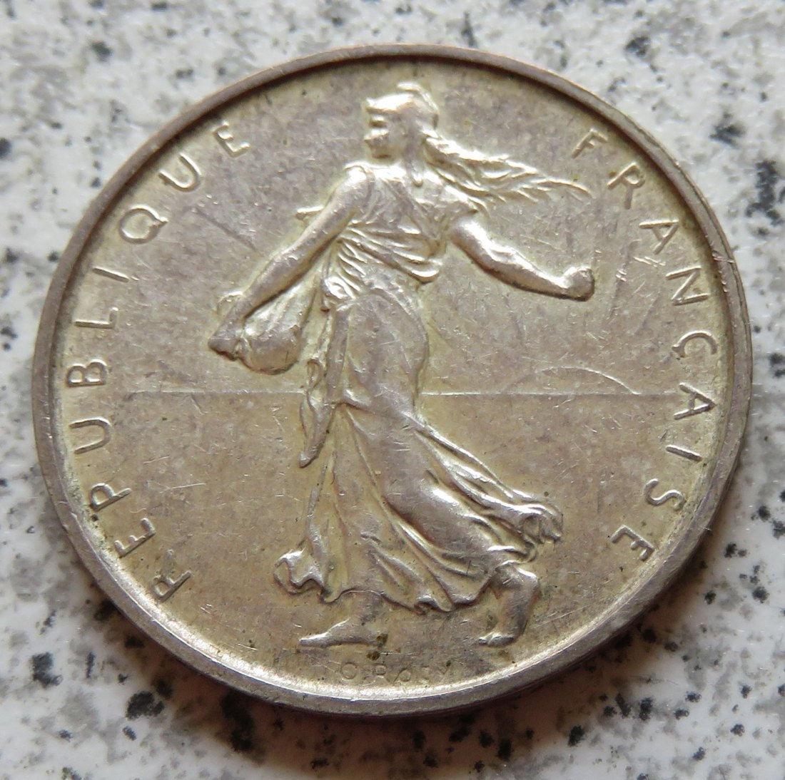  Frankreich 5 Francs 1967, Silber   