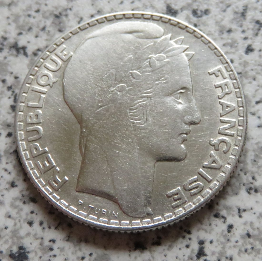  Frankreich 10 Francs 1931, Silber   