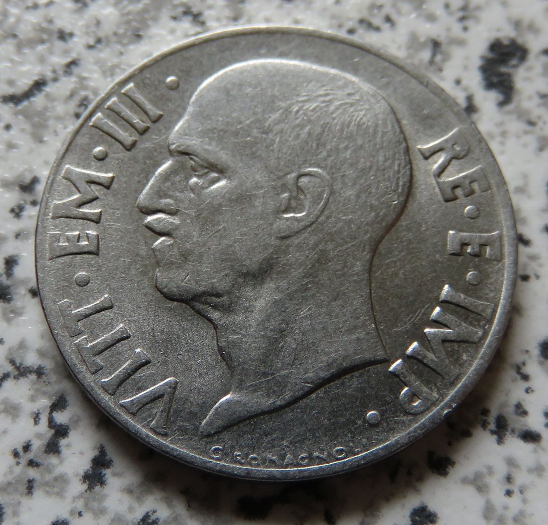  Italien 20 Centesimi 1940 R, unmagnetisch   