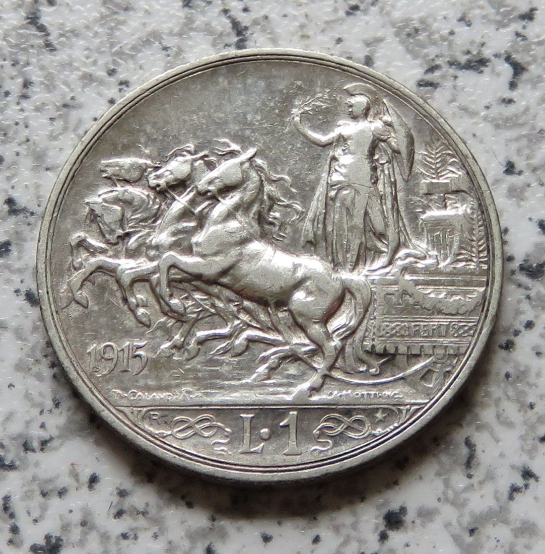  Italien 1 Lira 1915 R   