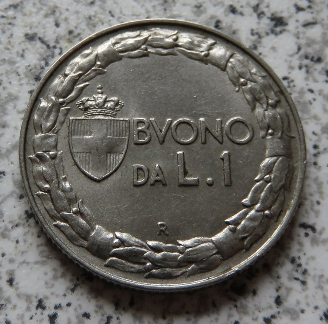  Italien 1 Lira 1922 R   