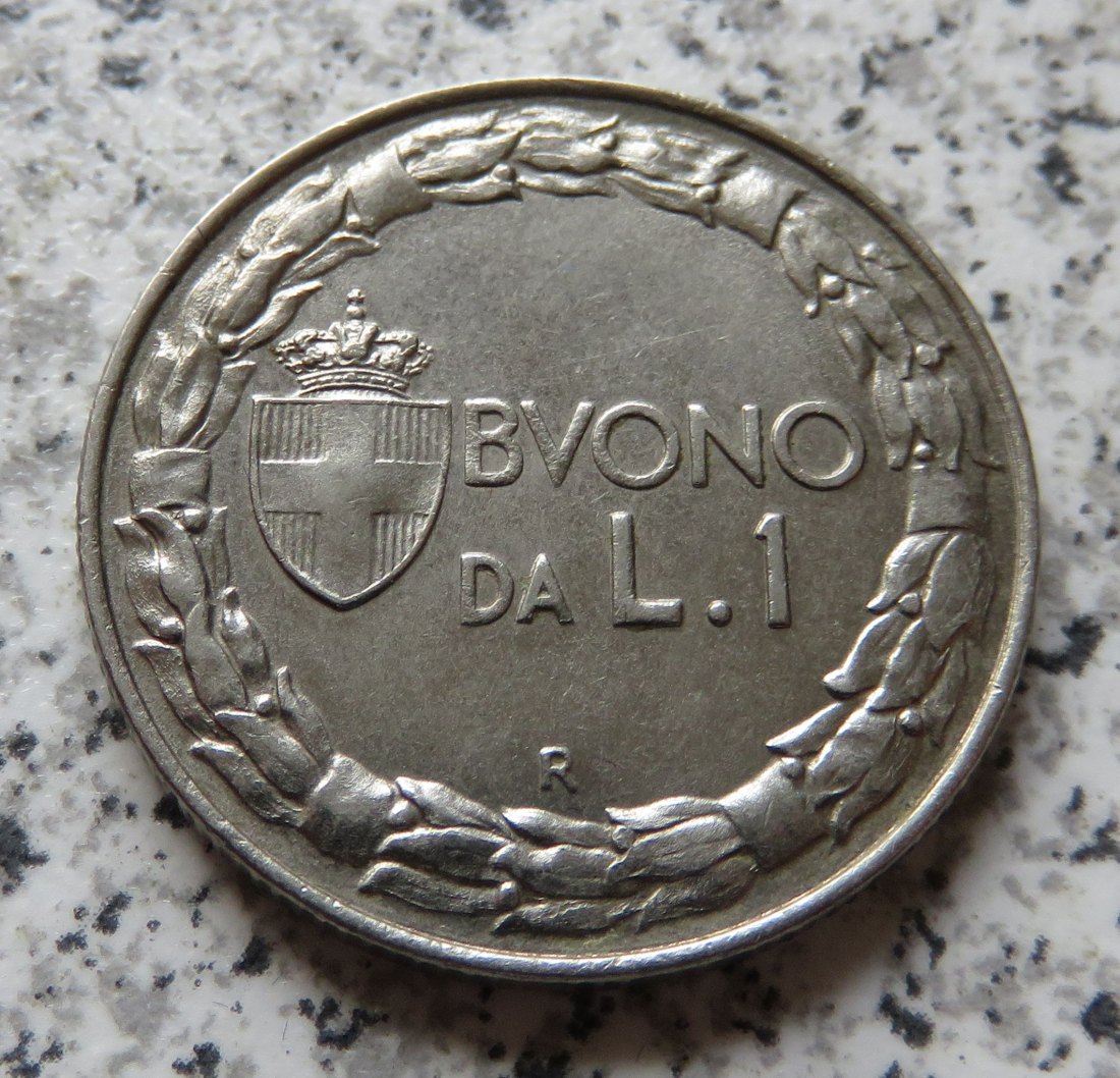  Italien 1 Lira 1924 R   