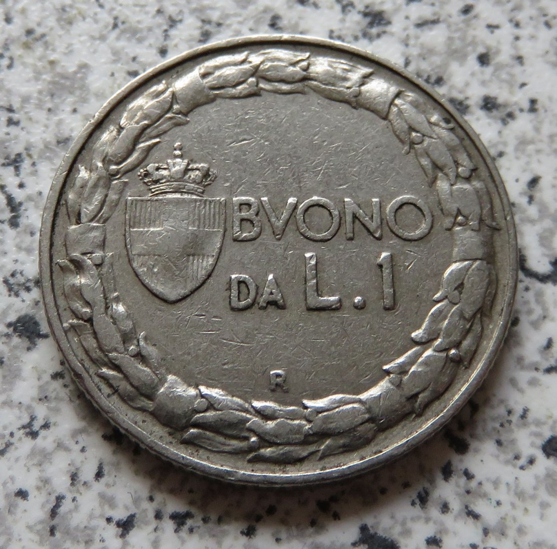  Italien 1 Lira 1928 R   
