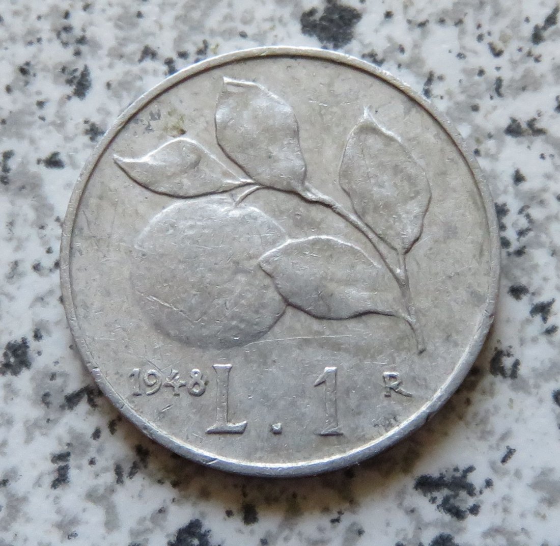  Italien 1 Lira 1948 R   