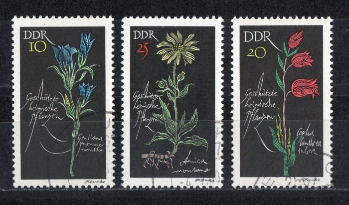  DDR 1966 Mi. 1242-1244 Kompl.-Satz *Echt Gelaufen   