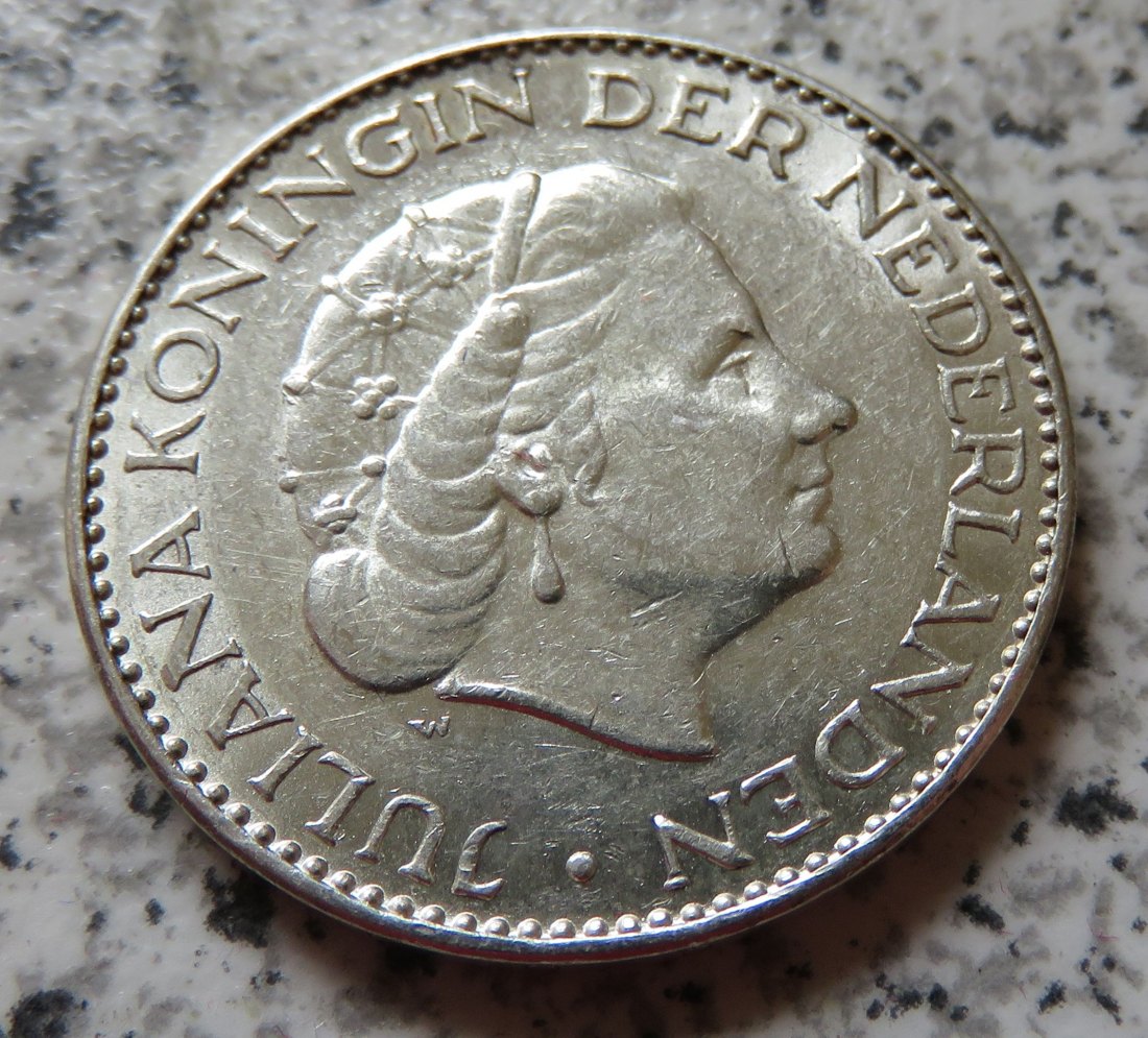  Niederlande 1 Gulden 1963   