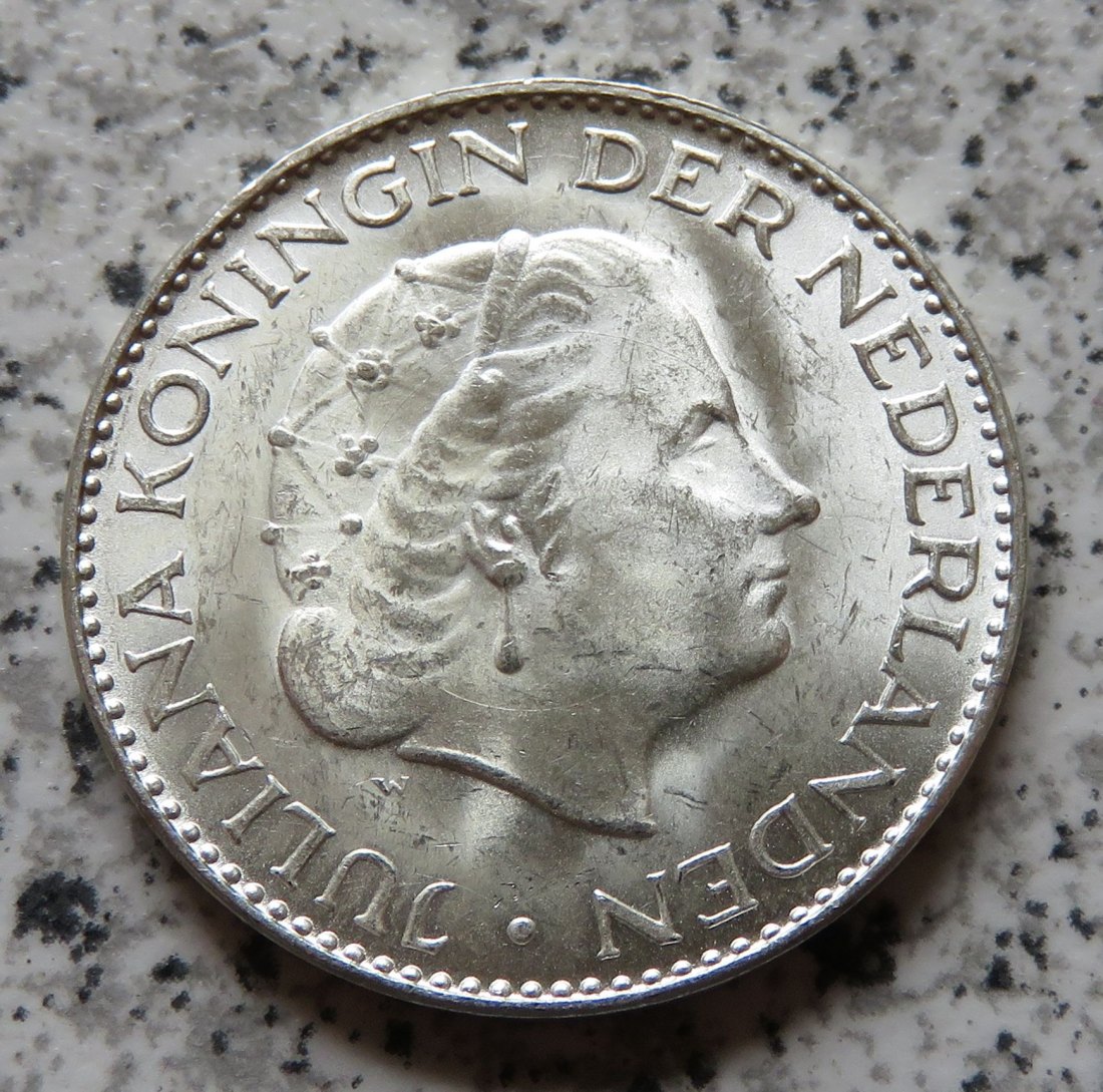  Niederlande 1 Gulden 1966   