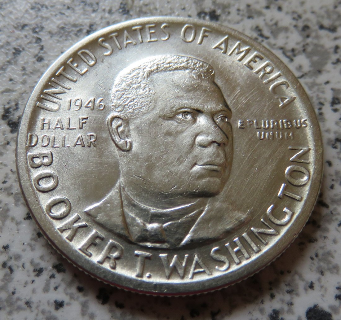  USA 1/2 Dollar 1946 / half Dollar 1946 Booker T. Washington   