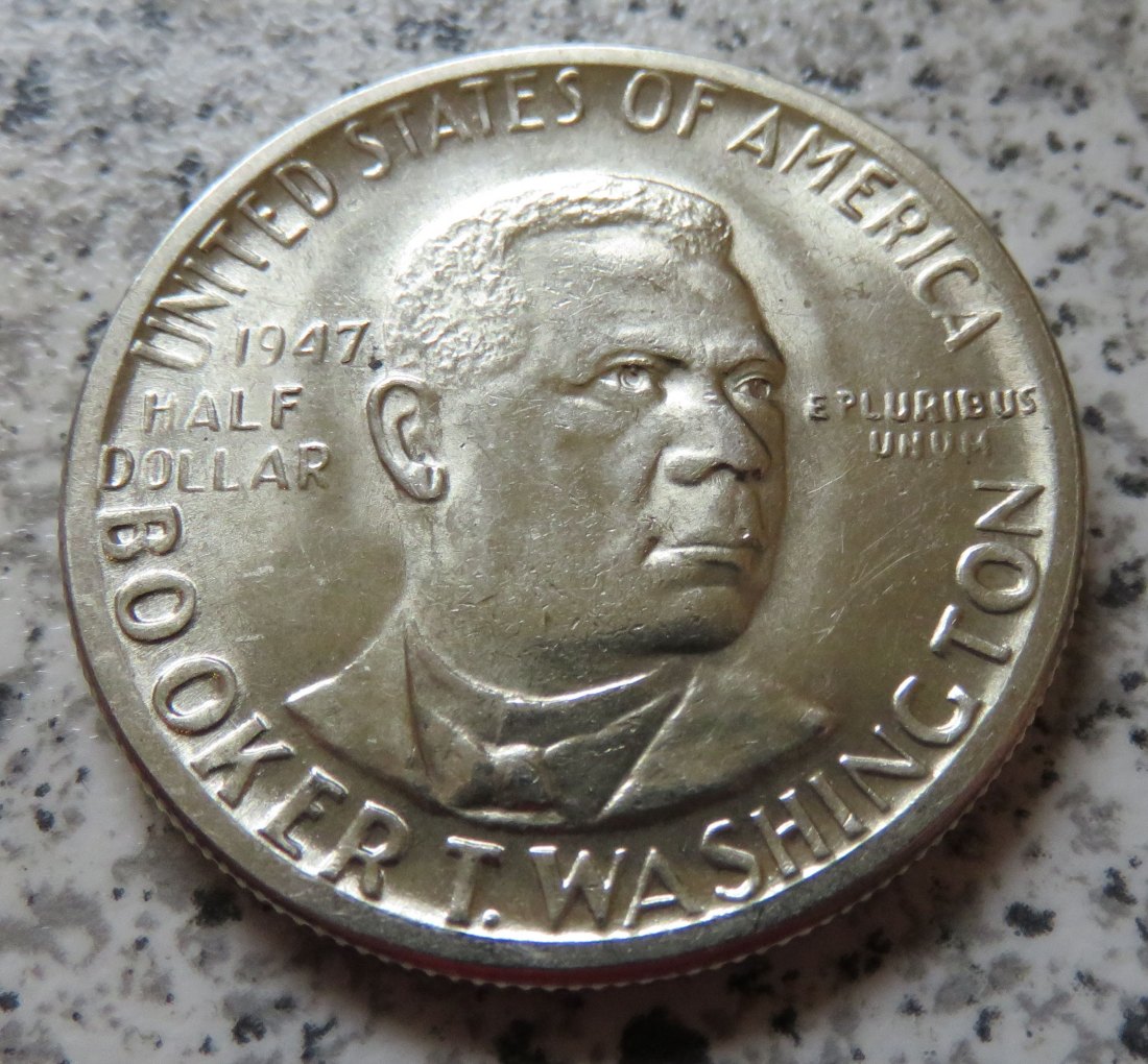  USA 1/2 Dollar 1947 / half Dollar 1947 Booker T. Washington   