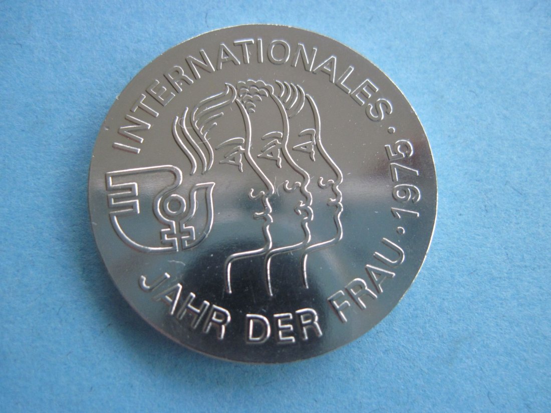  5 Mark DDR Gedenkmünze 1975  Internationales Jahr der Frau   