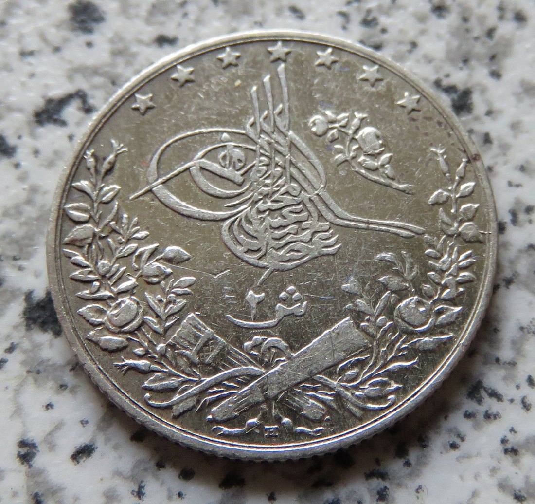  Ägypten 2 Qirsh 1293/30 (1904 H)   