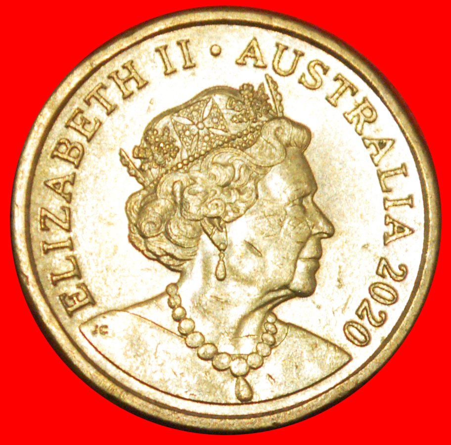 * KREUZ DES SÜDENS (1988-2022): AUSTRALIEN ★ 2 DOLLAR 2020! ELISABETH II. (1953-2022 OHNE VORBEHALT!
