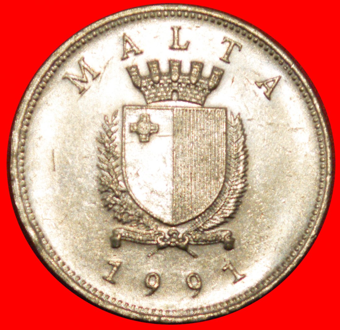  * VOGEL (1991-2007): MALTA ★ 1 PFUND 1991 uSTG STEMPELGLANZ!★OHNE VORBEHALT!   