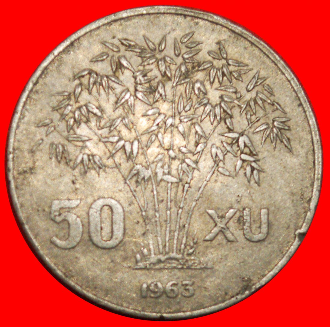  * GREAT BRITAIN or FRANCE: SOUTH VIETNAM ★ 50 XU 1963 BAMBOO! ★LOW START ★ NO RESERVE!   