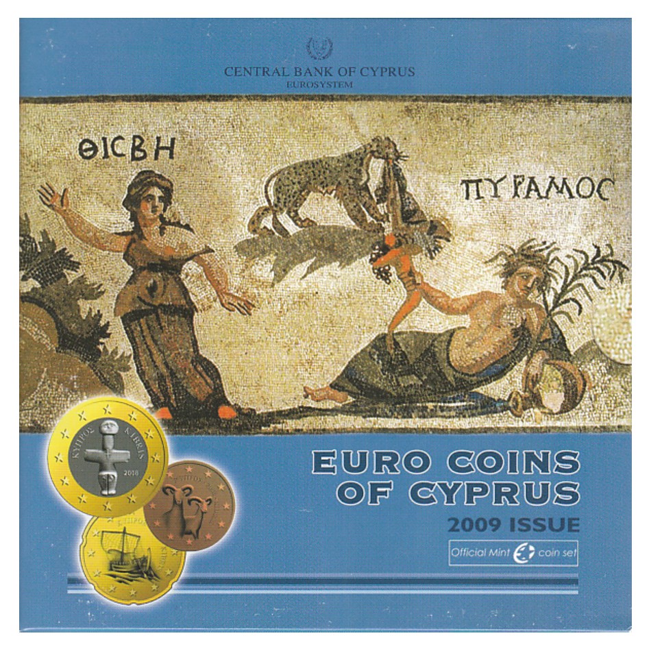  KMS Zypern Römische Mosaiken aus Paphos 2009 mit 2-€-Sonderm 9M nur 15.000St!   