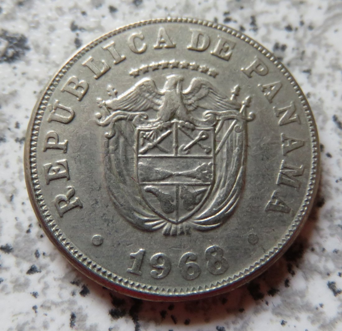  Panama 5 Centesimos 1968   