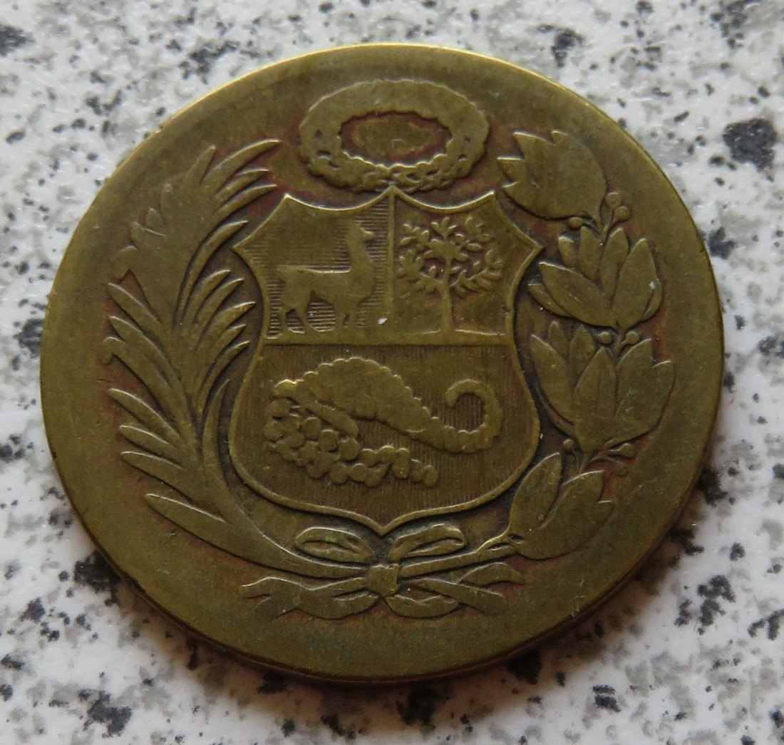  Peru 1 Sol 1947, Belegstück   