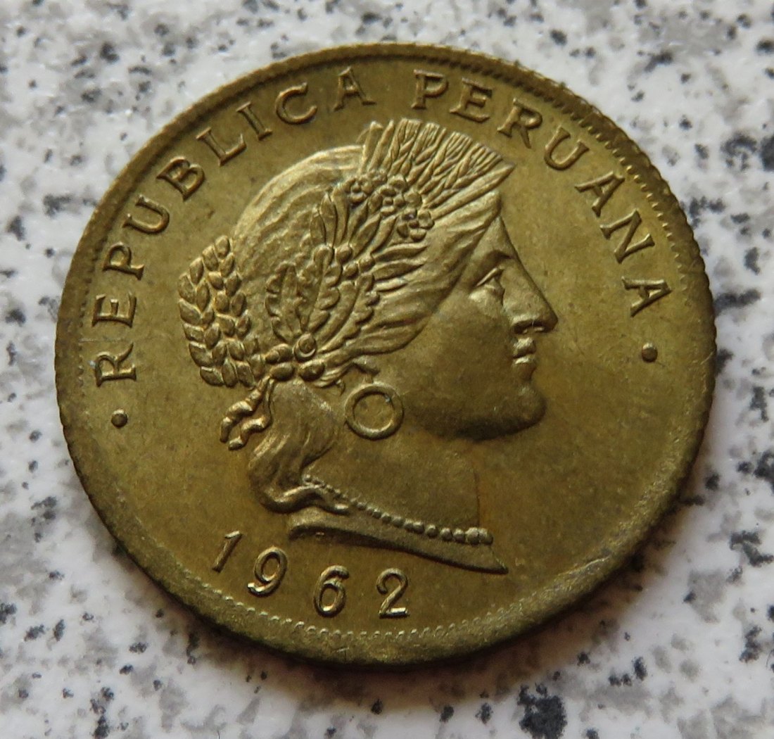  Peru 20 Centavos 1962   