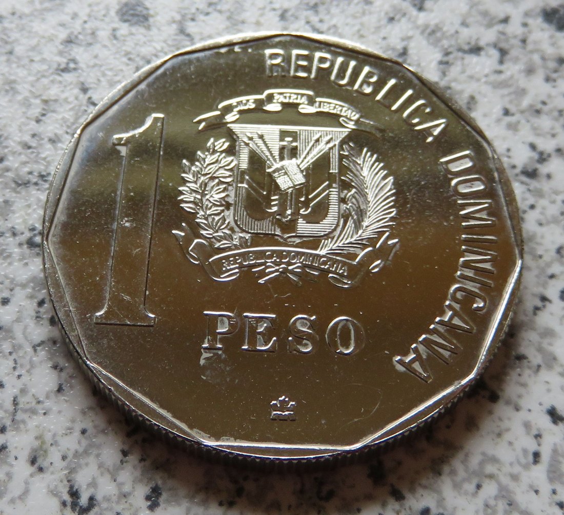  Dominikanische Republik 1 Peso 1989   