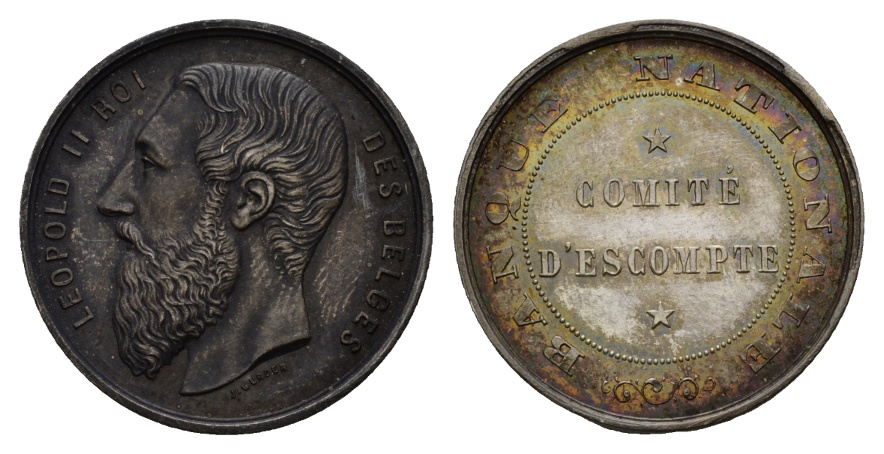  Belgien; Medaille o.J.; Silber; 12,08 g; Ø 31,02 mm   