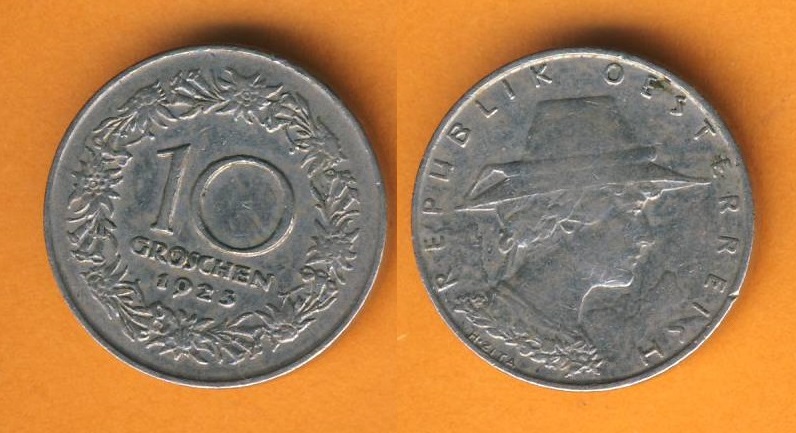  Österreich 10 Groschen 1925   