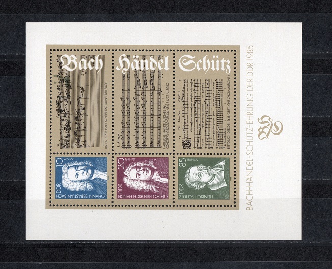  DDR 1985 Mi. 2931-2933 Block 81 **Postfrisch   