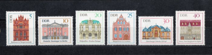  DDR 1969 Mi 1434-1439 Kompl.-Satz **Postfrisch   