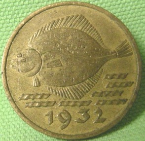  Danzig 5 Pfennig 1932,  Jäger D 12   
