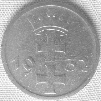  Danzig 1 Gulden 1932, D 15   