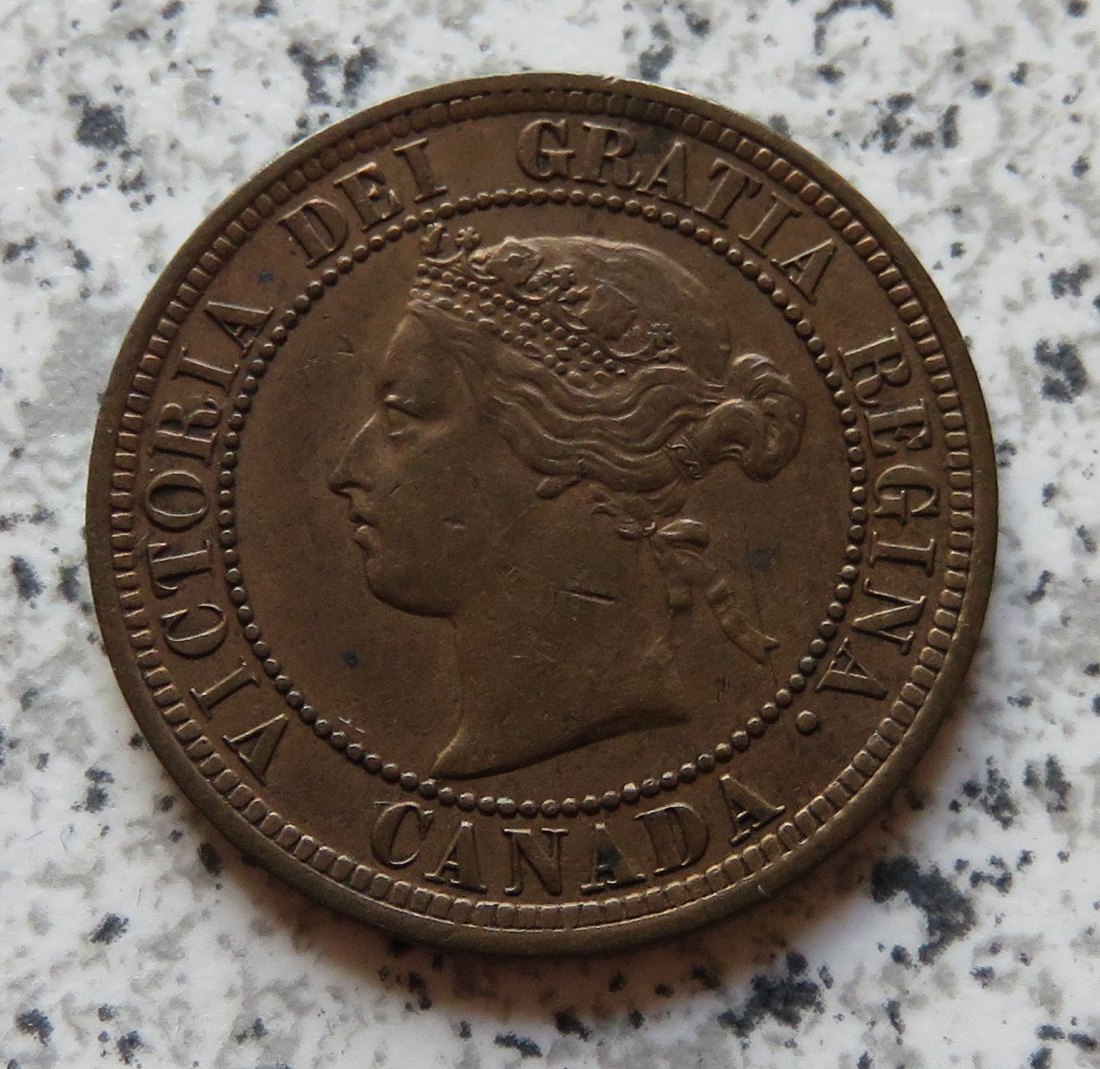  Canada 1 Cent 1882 H, besser   