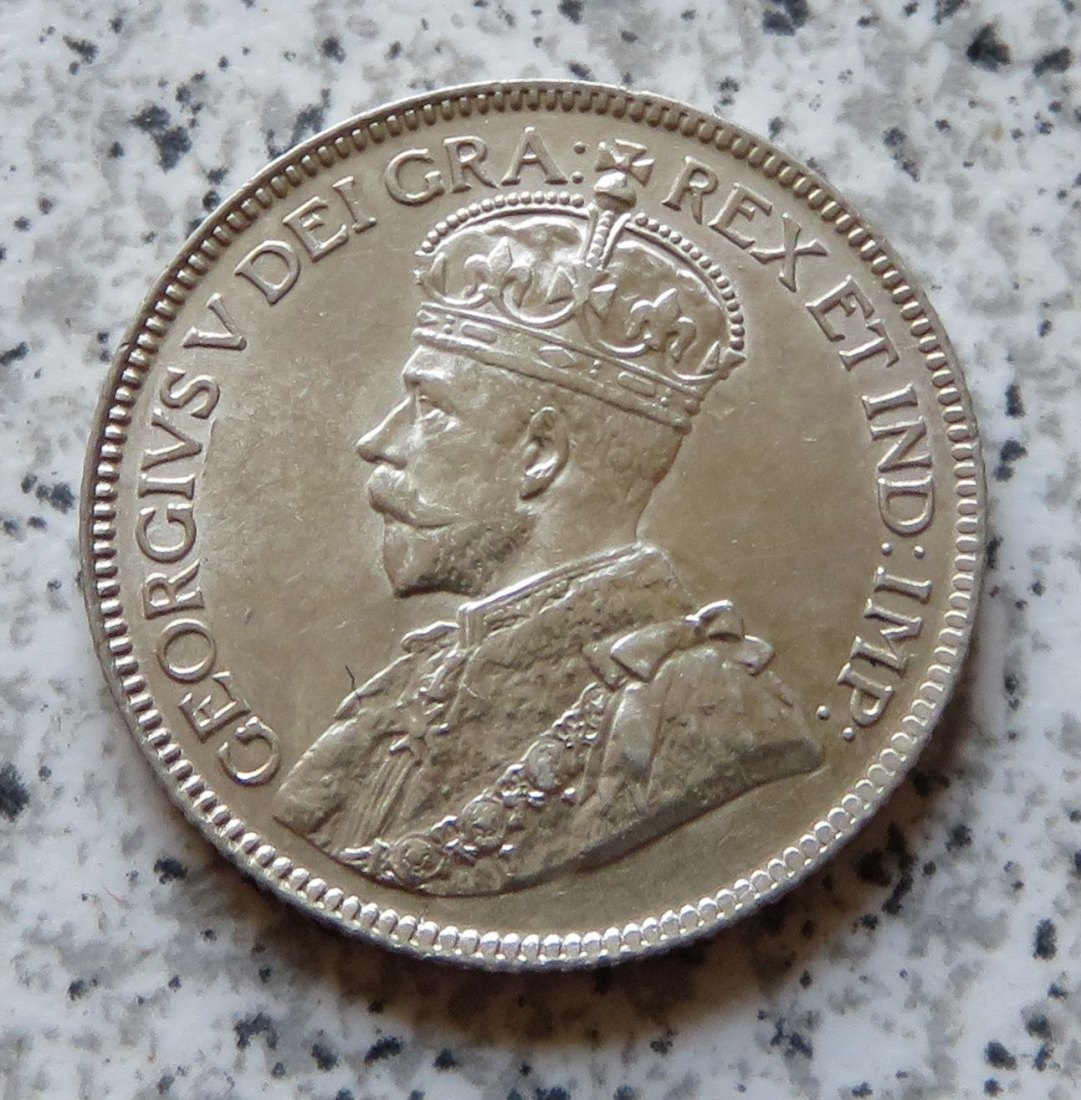  Canada 25 Cents 1917, Erhaltung   